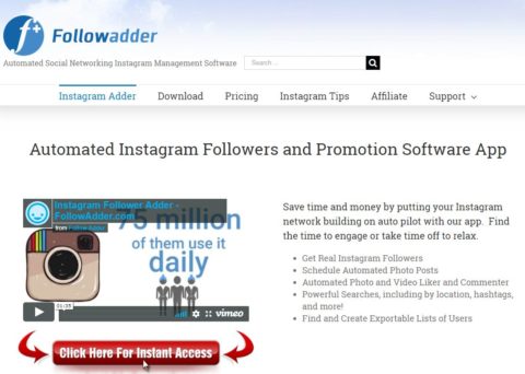 FollowAdder Review - Automated Instagram Followers and Promotion Software App