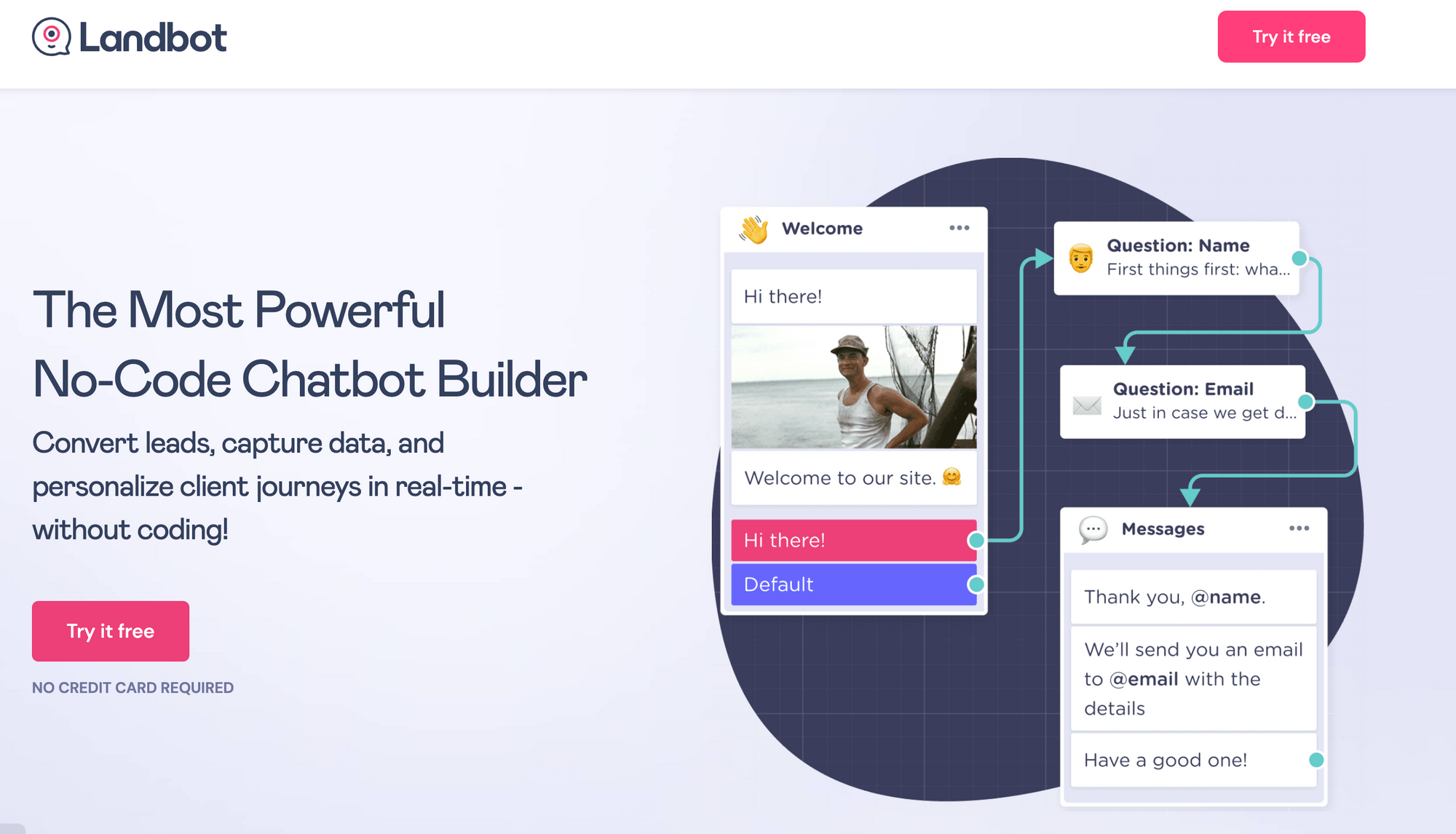 Landbot AI - Top 9 No-Code AI Chatbot Builders